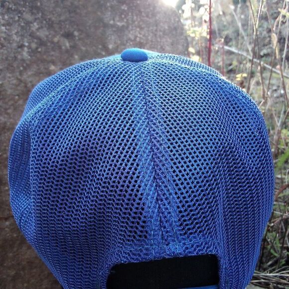 Deadstock Vintage Crusaders 386 Bomb Group Patch Snap Trucker Hat - Picture 4 of 7